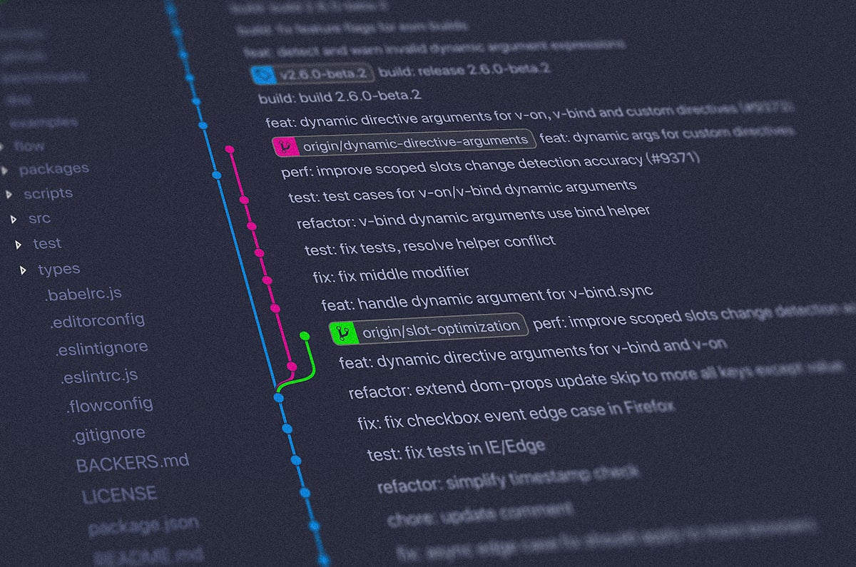 Close-up of source code displayed on a computer screen
